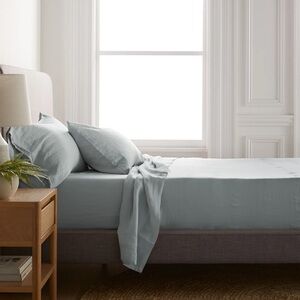 QUINCE European Linen Sheet King Mist 6923